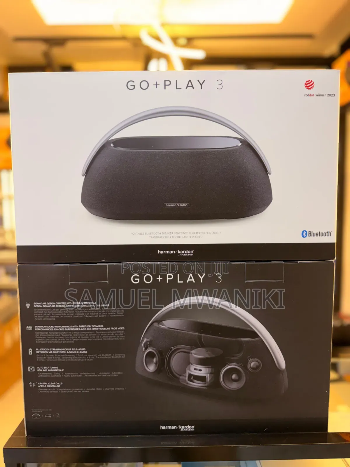 Harman Kardon Go + Play 3 Portable Bluetooth Speaker