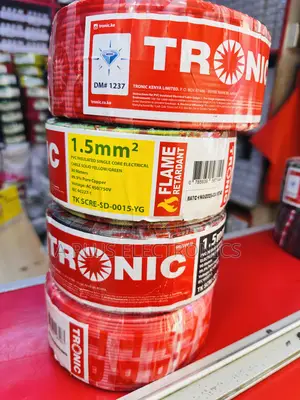 Tronic 1.5mm Single Core Wiring Cables for Safe Indoor