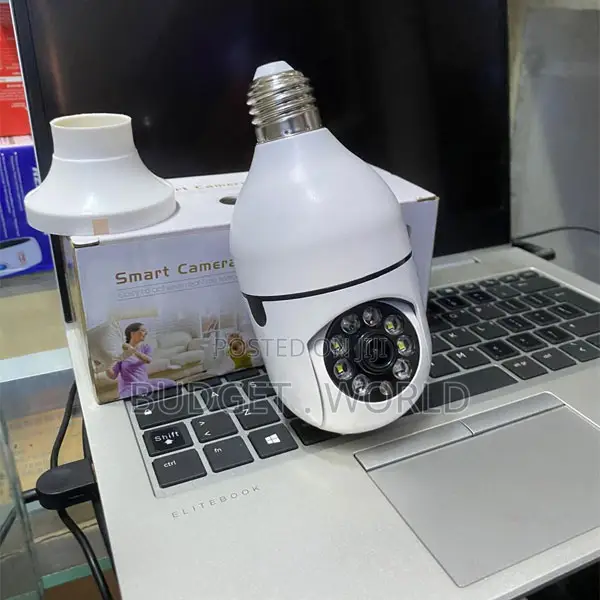 Wifi PTZ Bulb Camera With Motion Tracking and Two Way Communication