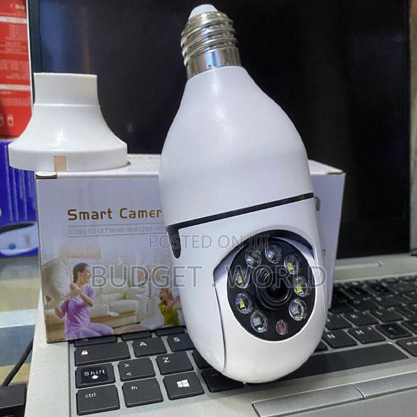 360 Degree Wireless CCTV Bulb Camera With Smart Mobile Alerts