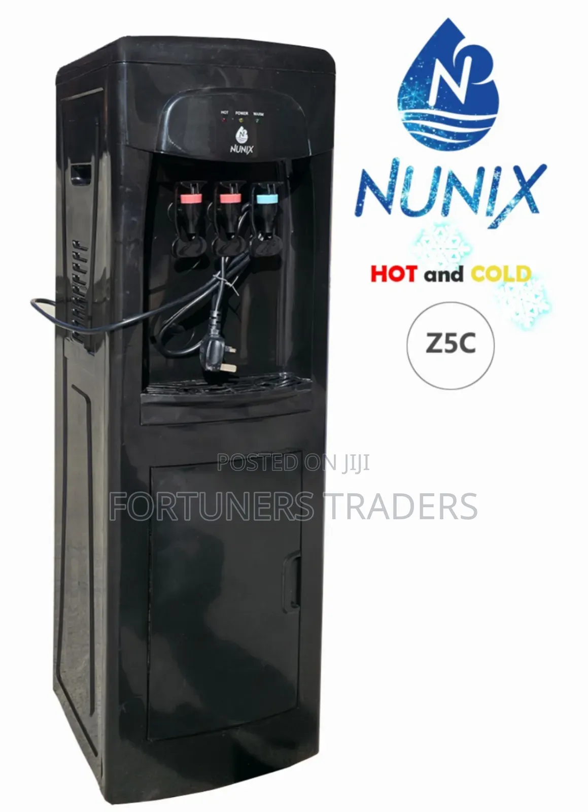 Black Nunix 3 Taps Hot, Normal and Cold Water Z5c Dispenser .