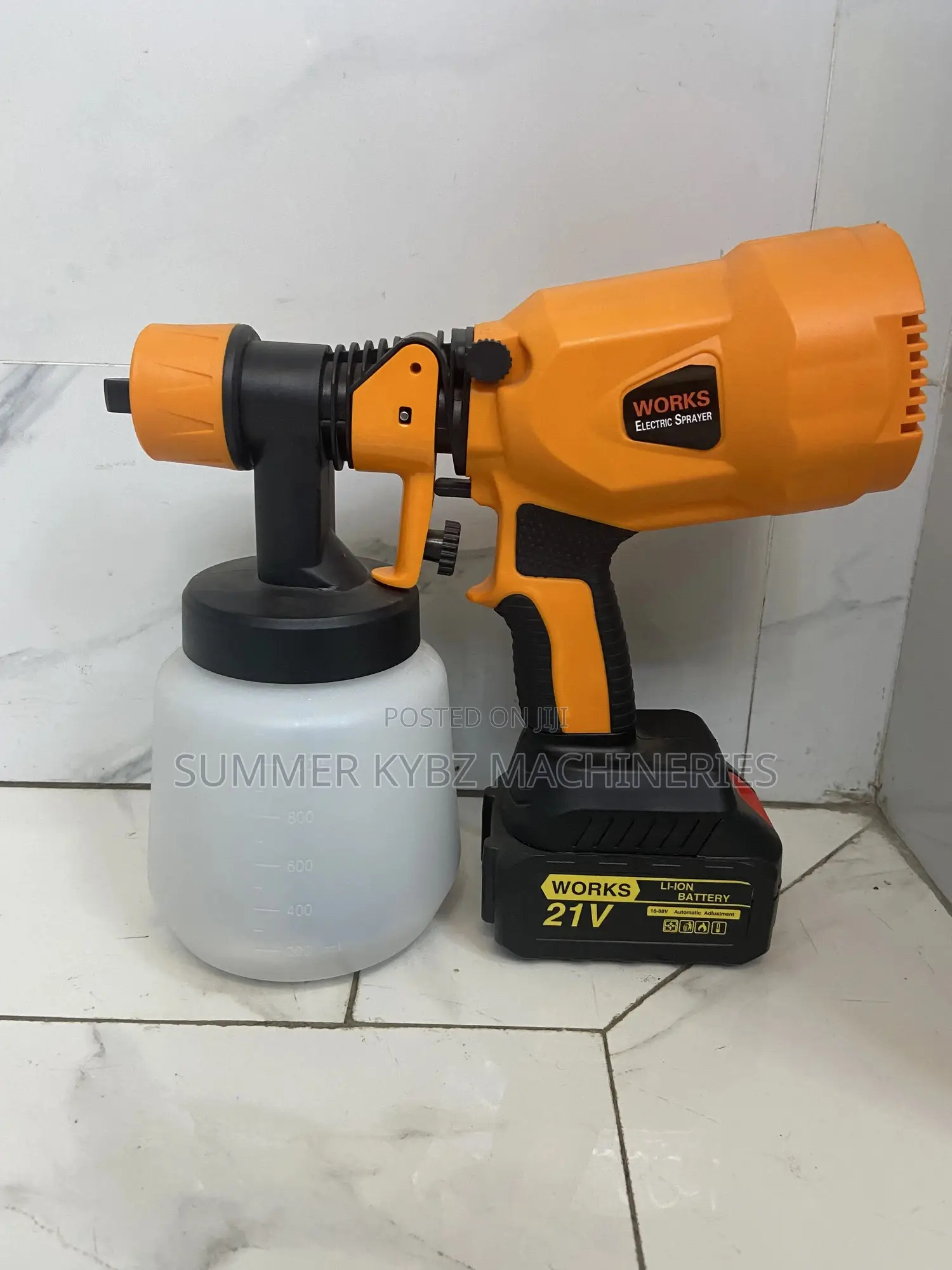 Cordless Paint Electric Sprayer 21v (Works)