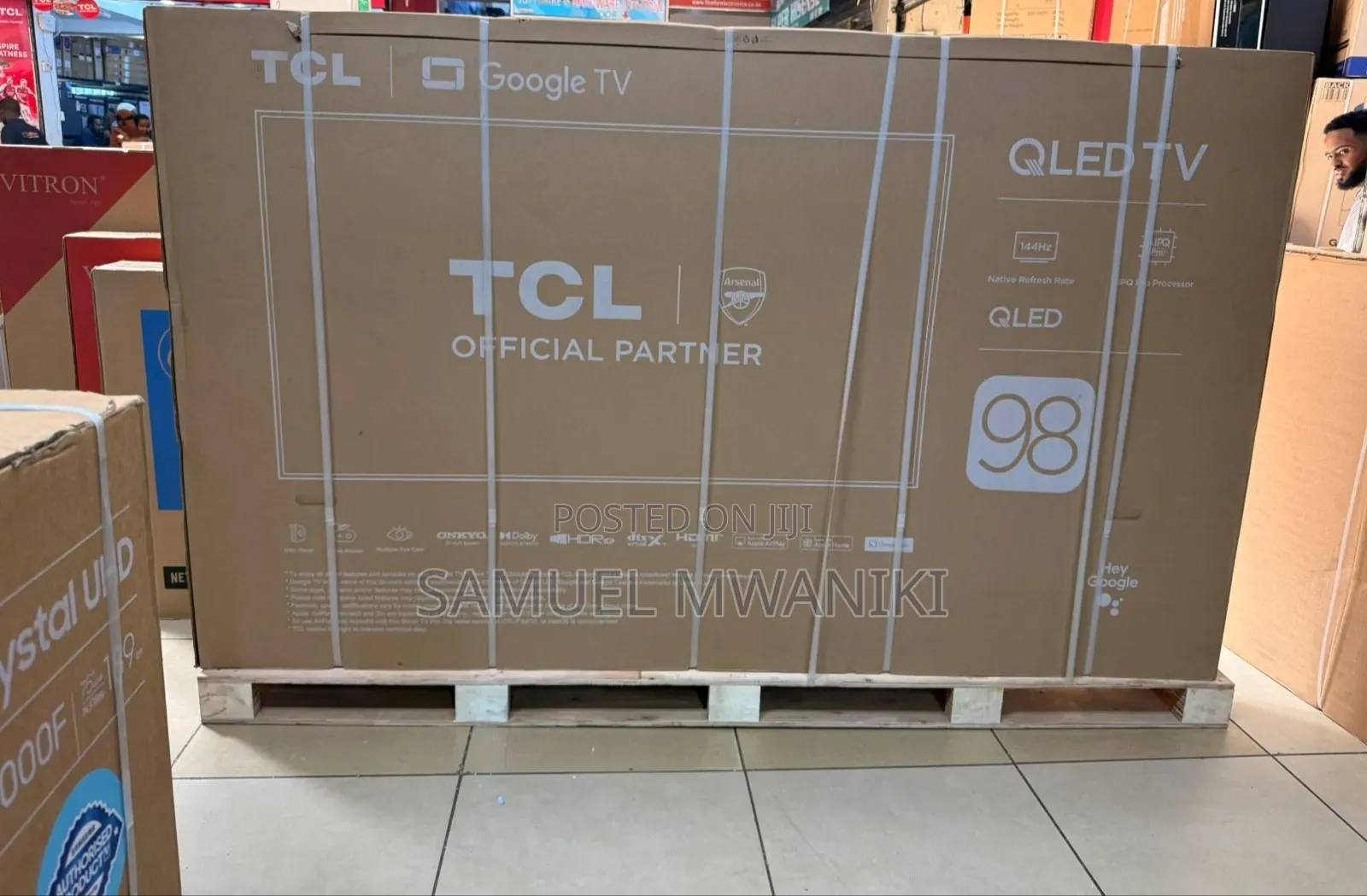TCL 98" Premium Qd-Miniled Smart Google Tv