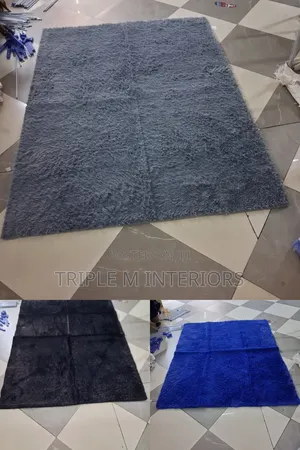 Thermal Comfort Plain Fluffy Cold-Floor Carpet