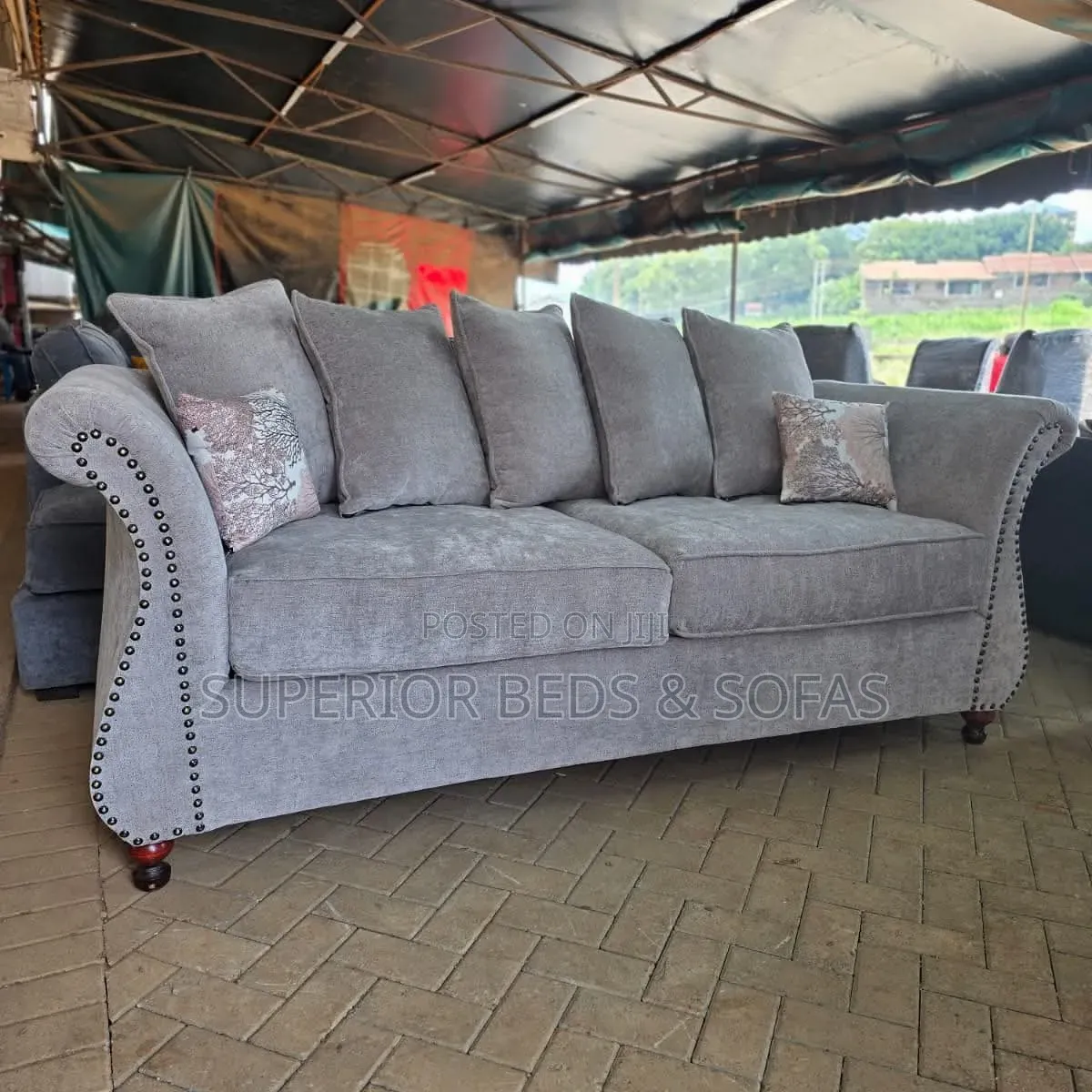 Royal Scroll Arm Sofa 3 Seater