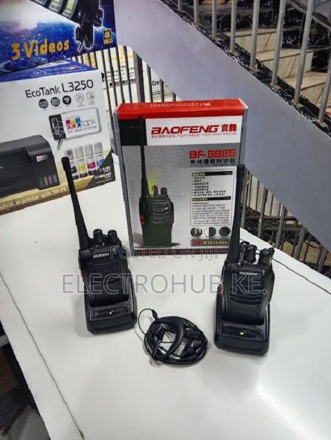 Baofeng Bf-888s Radio Set Rechargeable Walkie Talkies Pair