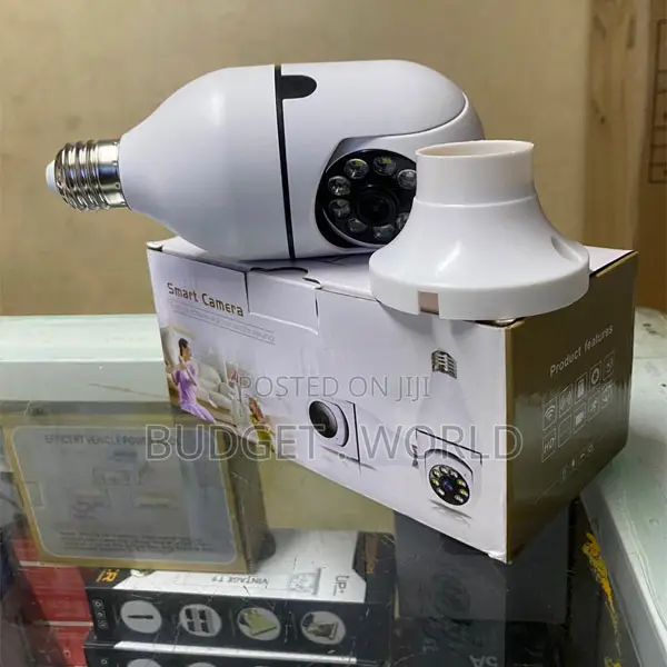 360 Degree PTZ Security Bulb Camera for Home and Office Protection