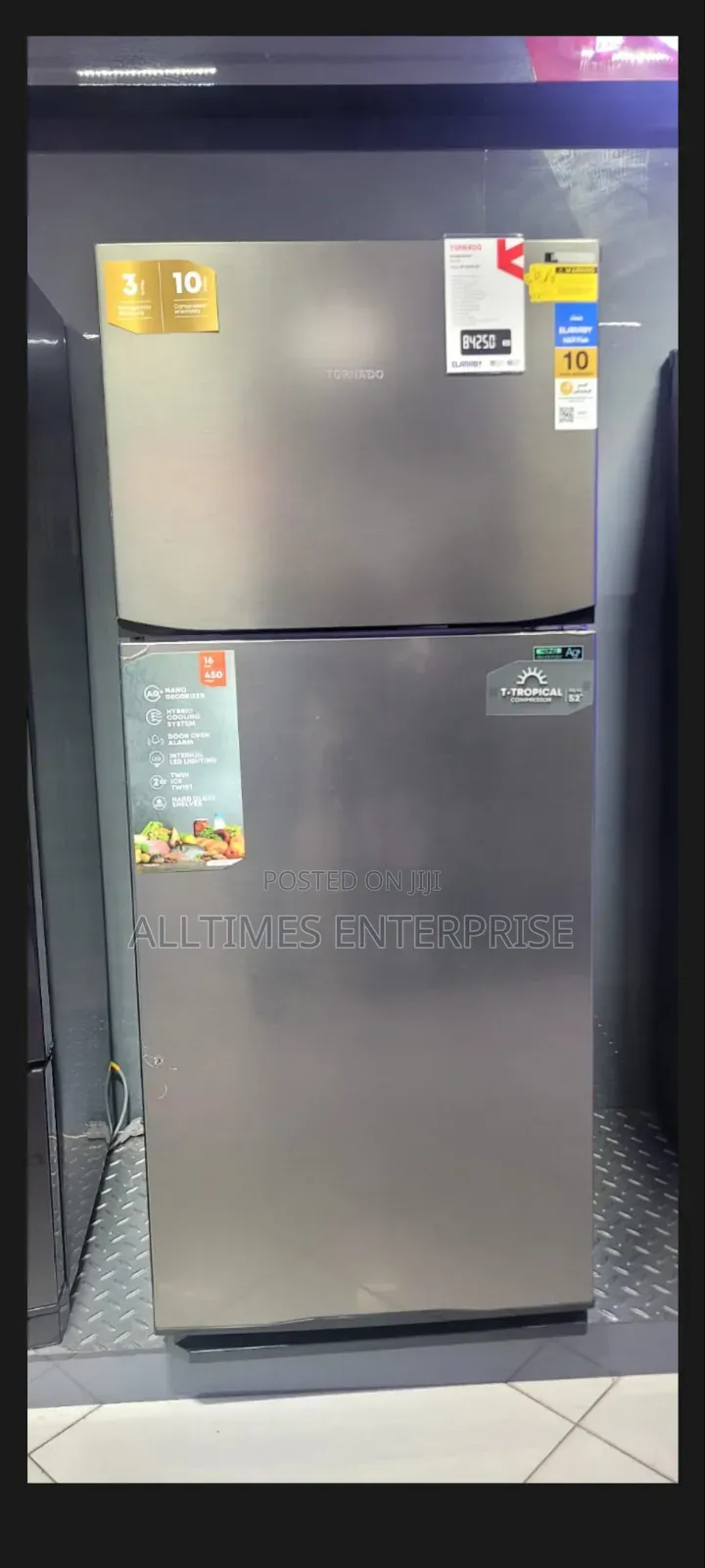 Tornado 396lts Inverter 2 Star Epra Rating