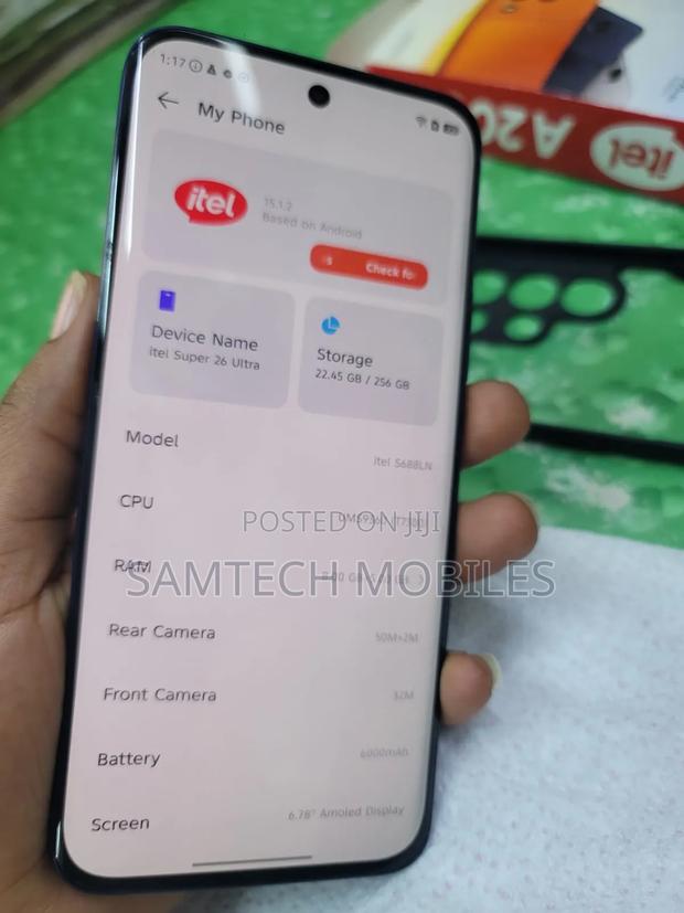 Itel S26 Ultra 256 GB Blue - thumbnail 3