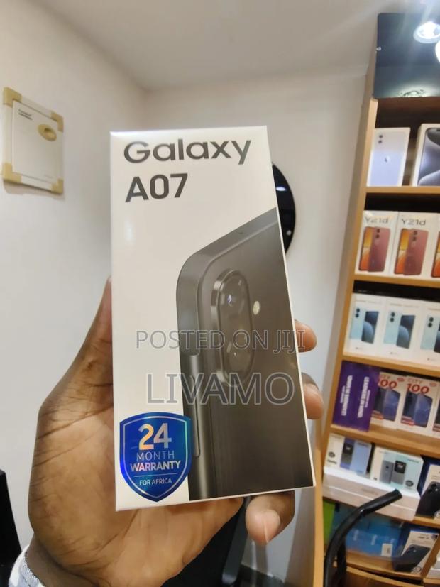 New Samsung Galaxy A07 128 GB Black - thumbnail 2