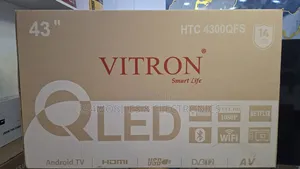 Vitron 43 Inch Qled Frameless Smart Android Tv