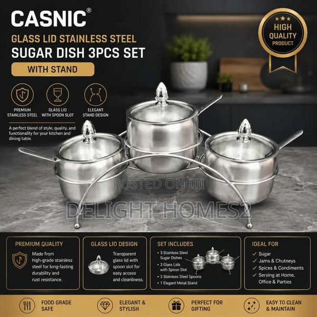 Steel Stand Sugar Dish_b