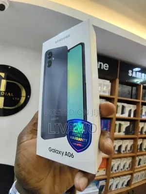 New Samsung Galaxy A06 64 GB Black