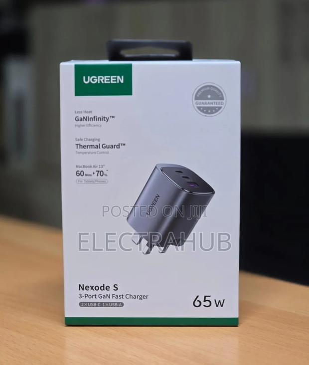 Ugreen Nexise S 3 Port Gan Fast Charger Brand New Sealed