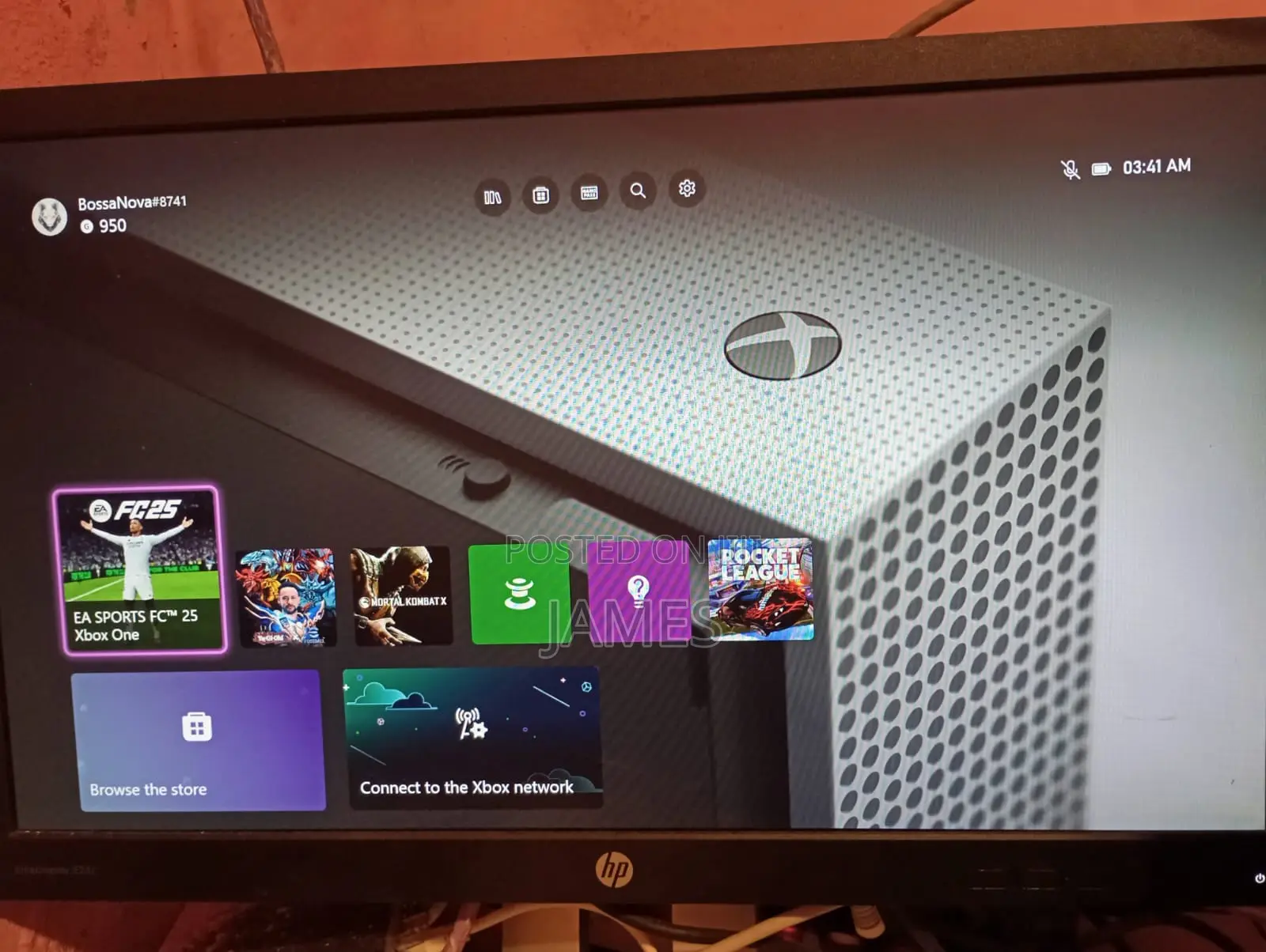 Xbox One S With Two Controllers and a Rechargable Battery