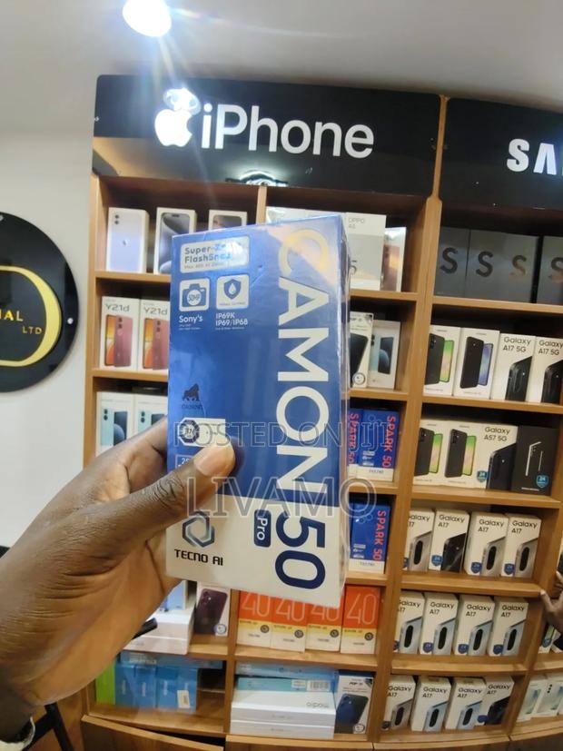 New Tecno Camon 50 Pro 256 GB Silver