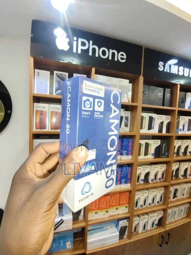 New Tecno Camon 50 256 GB Silver