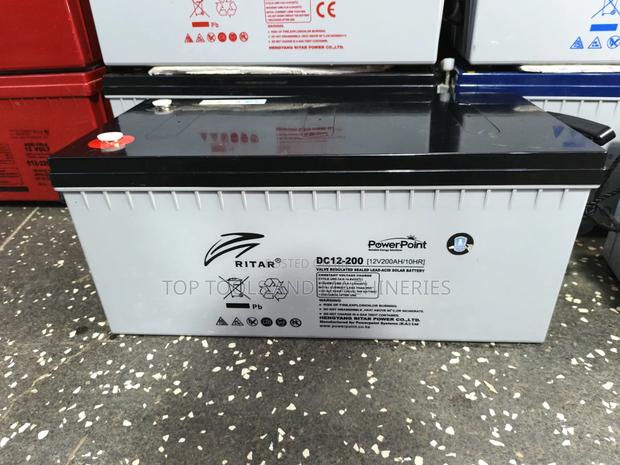 Ritar Dc12-200 12-Volt, 200ah Deep Cycle Solar Backup Battery