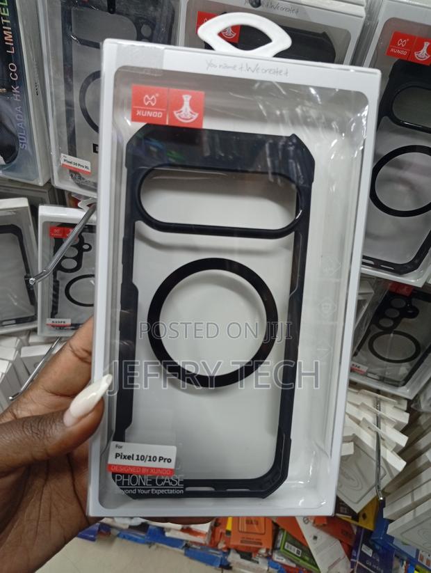 Google Pixel 10 or Pixel 10 Pro Premium Transparent Magnetic Case
