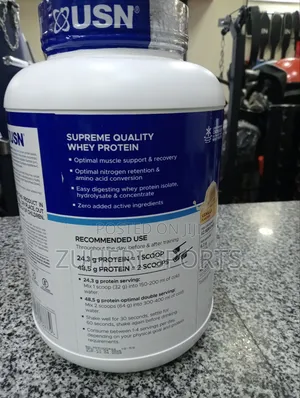 Usn Bluelab 100% Premium Whey Vanilla:Premium Muscle Support 2kg