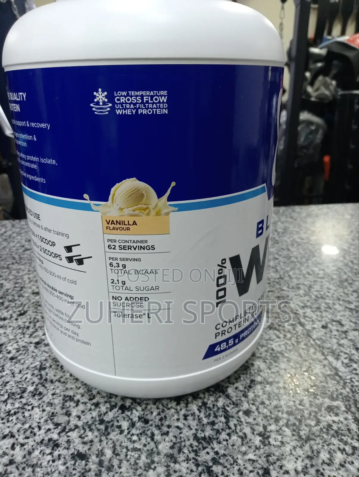 Usn Bluelab 100% Premium Whey Vanilla:Premium Muscle Support 2kg