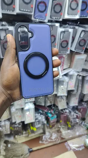 Samsung A17 Leather Back Cover With Stand