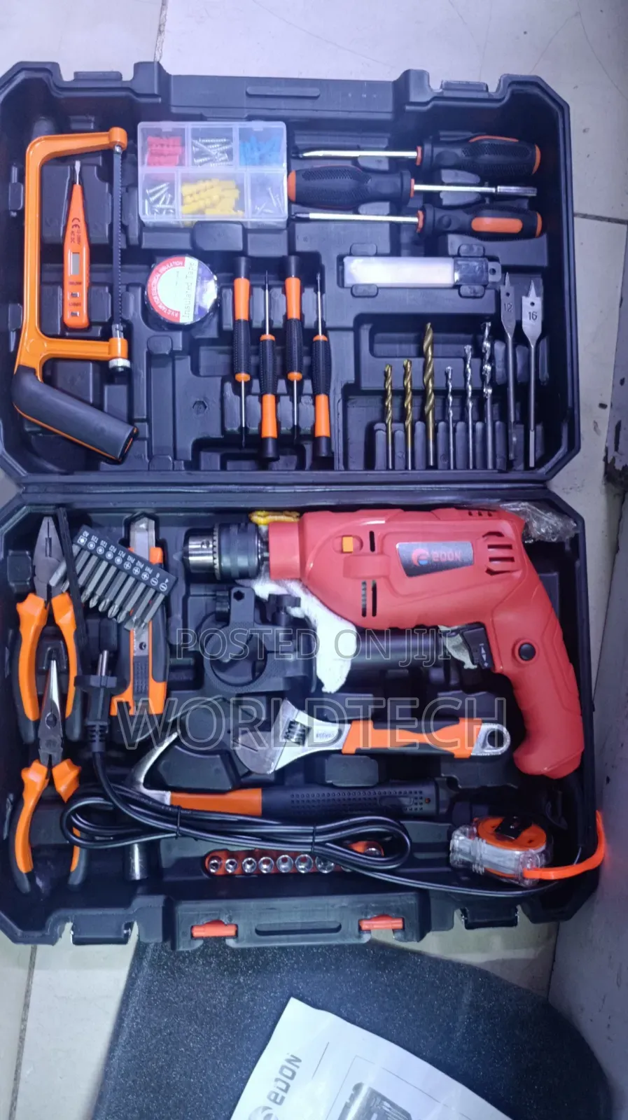 Edon 118pc Electric Drillset/ Quality Electric Drill Set