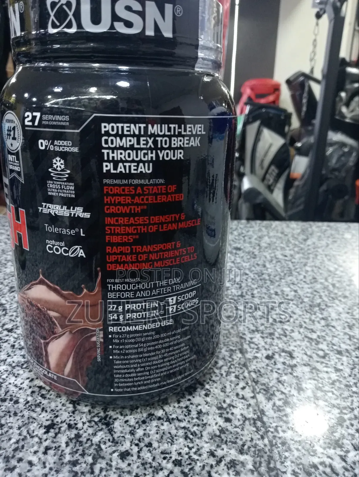 Usn Hardcore Whey Gh 908g : Chocolate