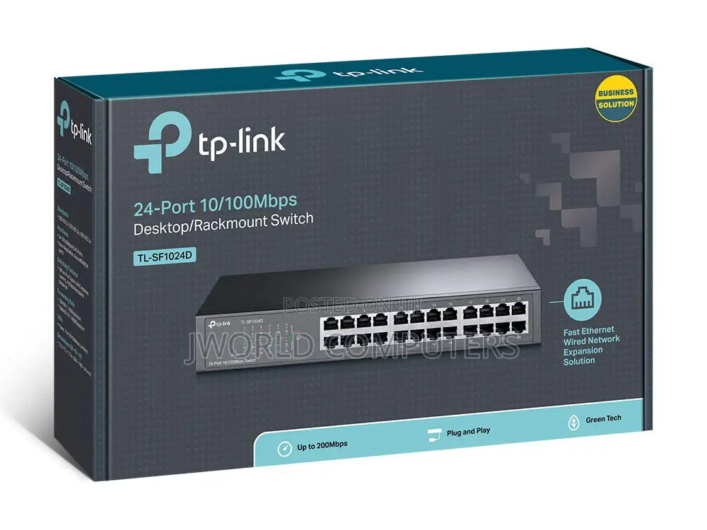 Tp Link 24port 10/100mb/S Tl Sf1024d
