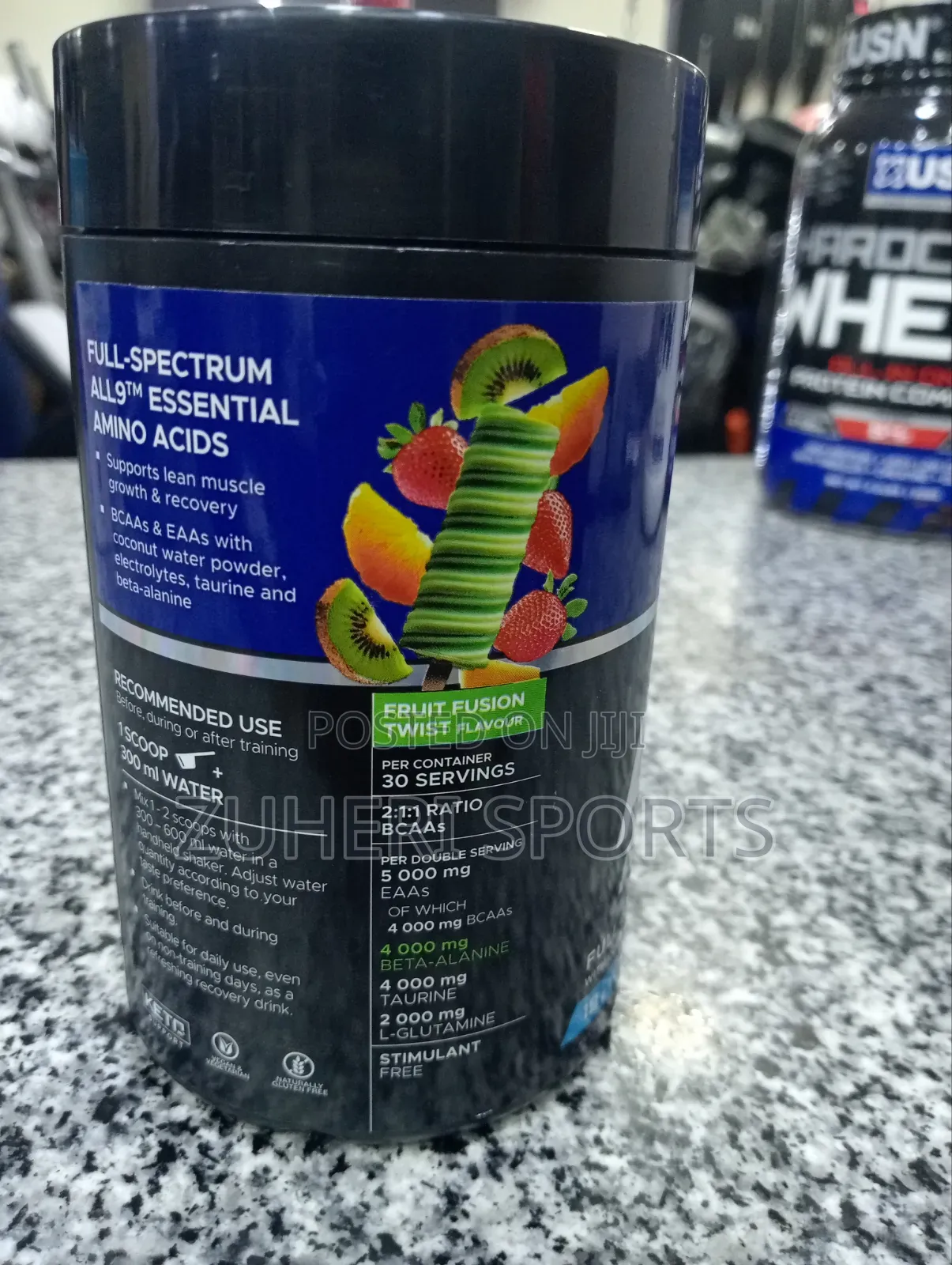 Hardcore All 9 Amino 390g :Fruit Fusion
