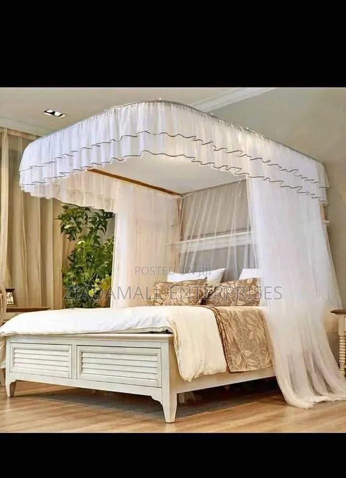 2 Stand Mosquito Net,6*6 Mosquito Net Durable Double Stand Bed Mosquit