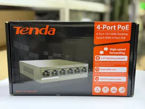 Tenda Tef1106p-4-63w,6-Port 10/100m Desktop Switch