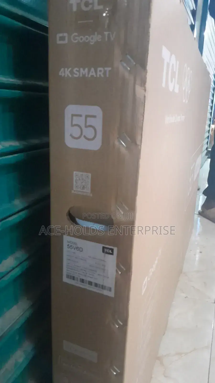 V6d TCL 55" Inches Smart Google Powered Tv - Frameless (2026 Model) 