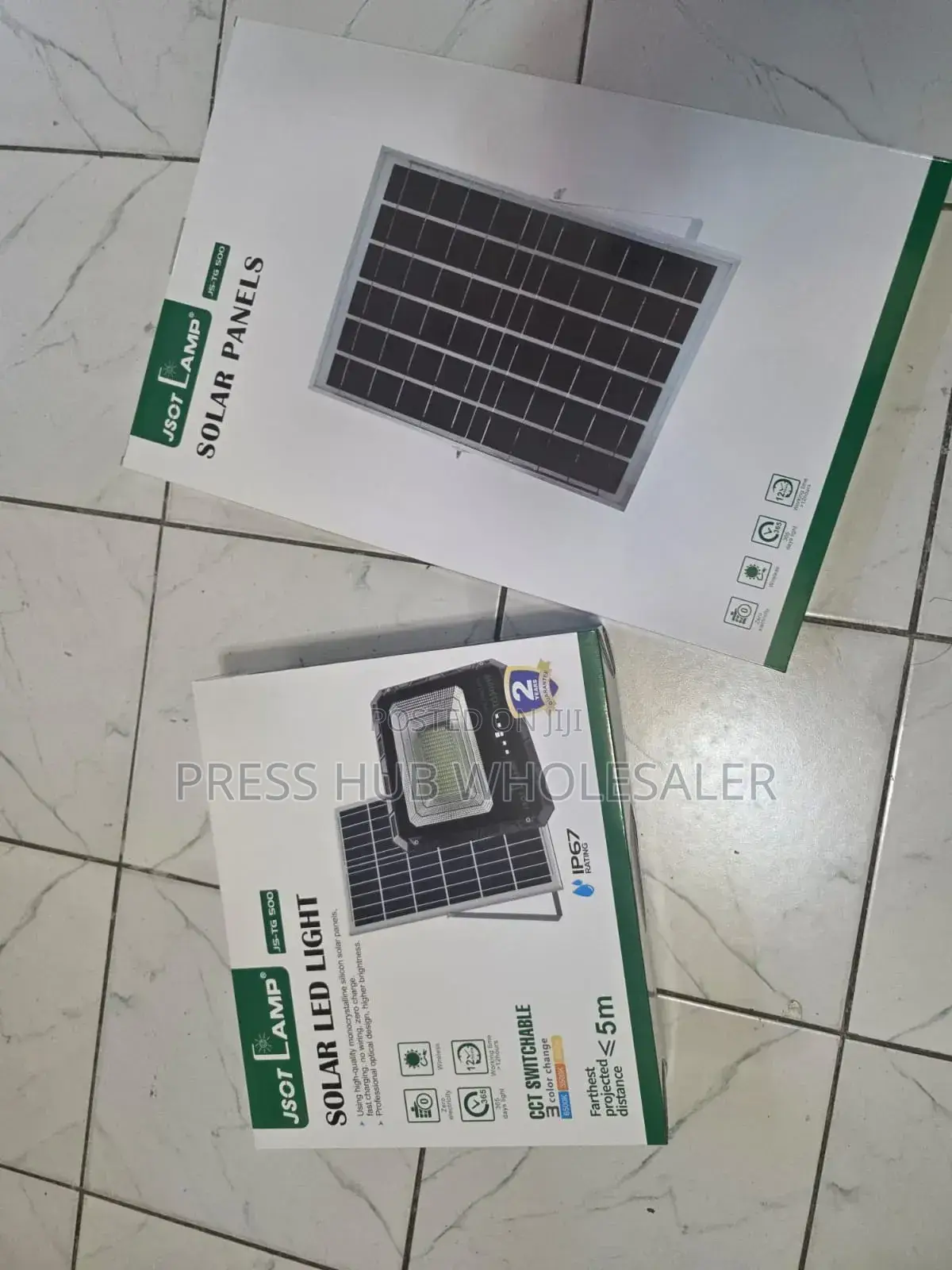 Jsot Js-Tg 500w Solar Led Light Kit* 