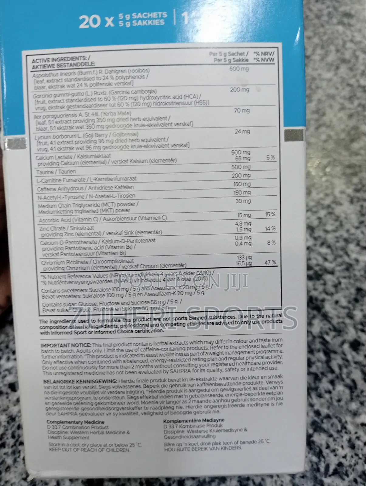 Usn Phedra Cut Slimpacks 20s ;Slimming Tea