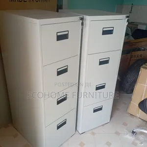 Four Drawers White Cabinet Filling