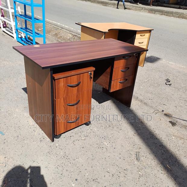 Sturdy Modern Office Desk/Study Table + Mobile Pedestal Offers