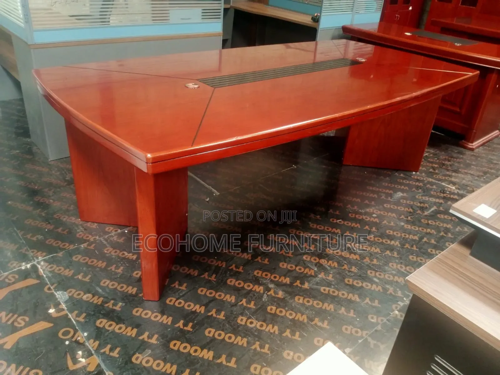 Brown Durable Boardroom Table