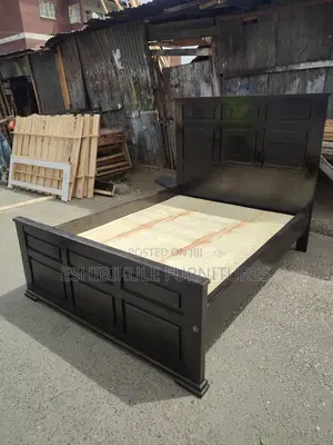 Black Wood Bed 5x6