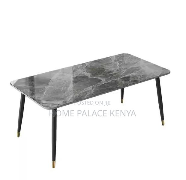 Home Dining: 4 Seater Marble Top Dining Set - thumbnail 2