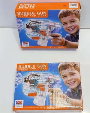 Bubble Gun With Sound and Light.