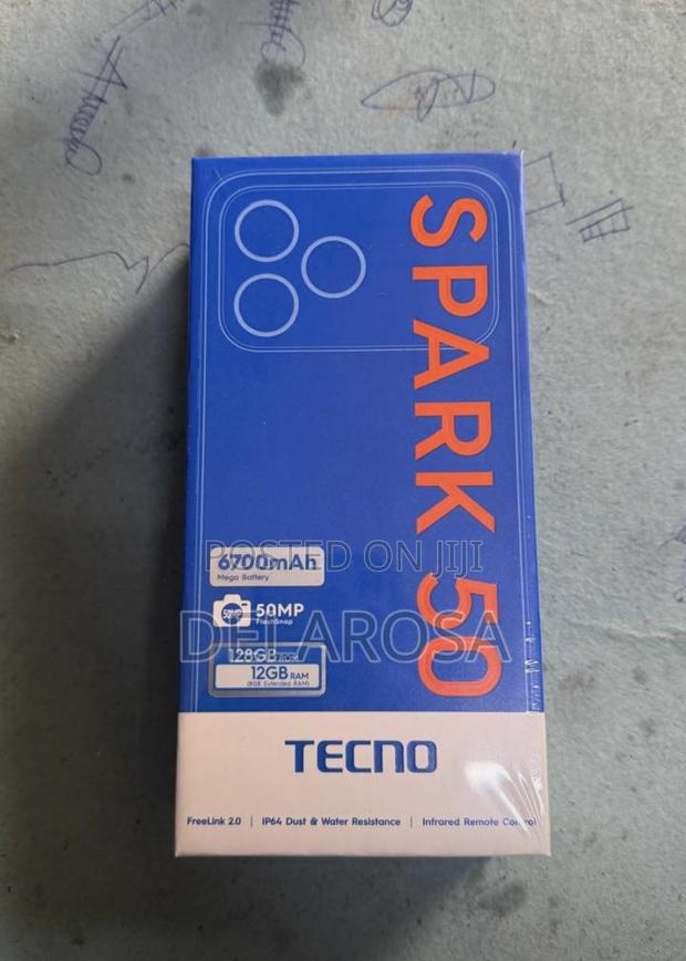 New Tecno Spark 50 128 GB Black - thumbnail 2