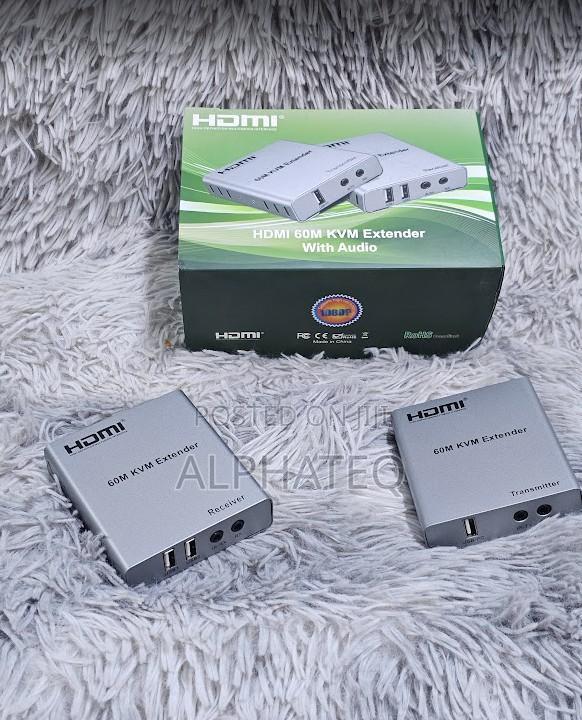 60m Hdmi Video Extender KVM Over Cat6 Cable