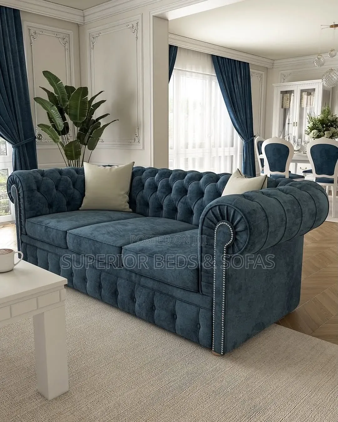 Luxury Chester Sofa 3-Seater