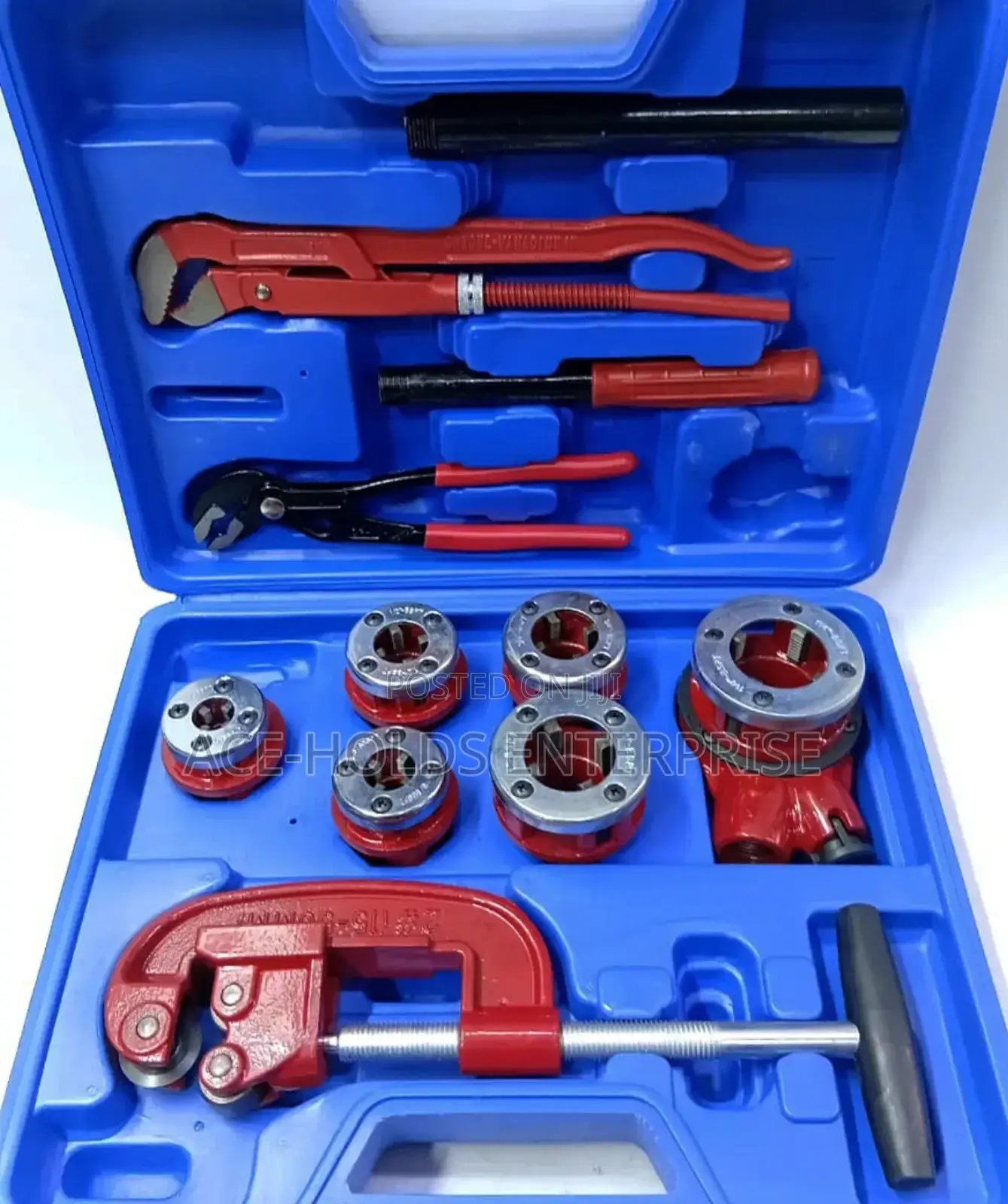 Die Stock Ratchet Tool Set - 50m Pipe Cutter