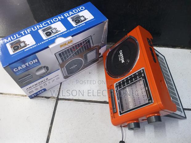 St-098 Caston Solar Rechargeable Fm Radio