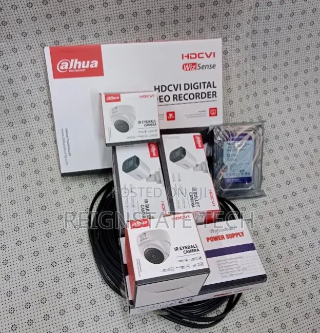 Dahua CCTV Security Cameras / Dahua 3 Cameras Channel Kit