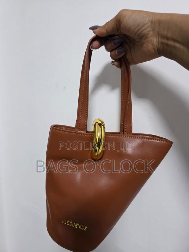 Authentic Jacquemus Le Petit Bambola Bag - Brown