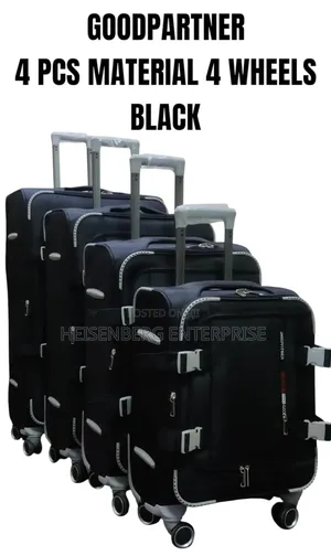 Goodpartner 4pcs With 4 Wheels Material Suitcase