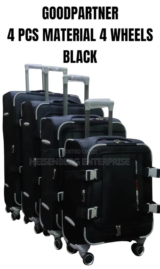 Goodpartner 4pcs With 4 Wheels Material Suitcase